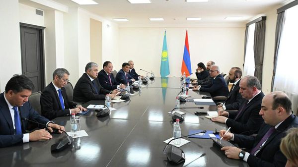 Հայաստանի և Ղազախստանի ԱԳ նախարարների հանդիպումը - Sputnik Արմենիա