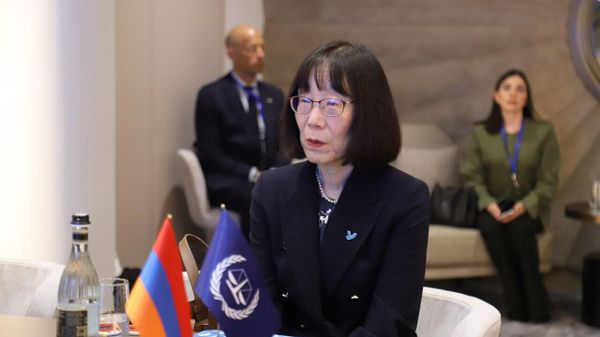 Генпрокурор Анна Вардапетян приняла председателя Международного уголовного суда (МУС) Томоко Аканэ (5 мая 2026). Еревaн - Sputnik Армения