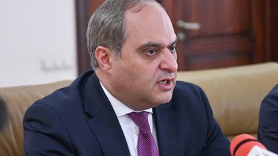 Адвокат Ара Зограбян на пресс-конференции, посвященной ситуации вокруг Масиакотнской епархии (11 мая 2026). Еревaн