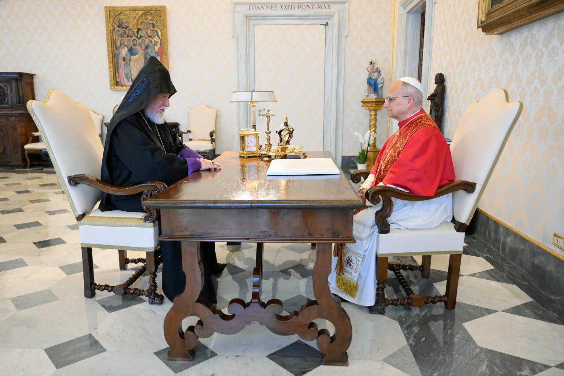 Арам I встретился с Папой Львом XIV (18 мая 2026). Ватикан - Sputnik Армения, 1920, 18.05.2026