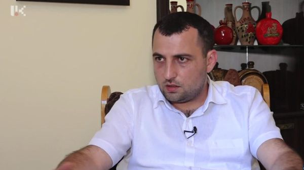 Артур Осипян во время интервью Artsakh TV News (5 августа 2022). Карабах - Sputnik Армения