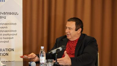 Гагик Царукян во время встречи с представителями мелкого и среднего бизнеса (24 мая 2026). Еревaн
