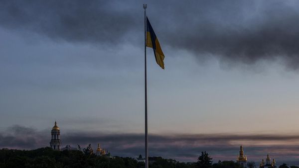 Дым после удара по Киеву (2 июня 2026). Украина - Sputnik Արմենիա