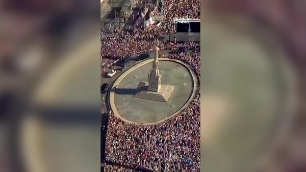 Более миллиона человек собрались в центре Мадрида на мессе папы Римского Льва XIV - Sputnik Армения