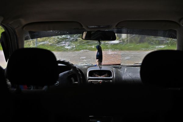 Следы от сильного града в Степанаване Следы от сильного града в Степанаване - Sputnik Армения