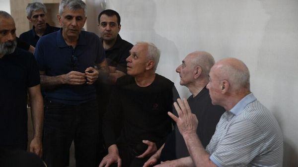 Заседание апелляционного суда над армянским военно-политическим руководством Нагорного Карабаха (16 июня 2026). Баку - Sputnik Армения