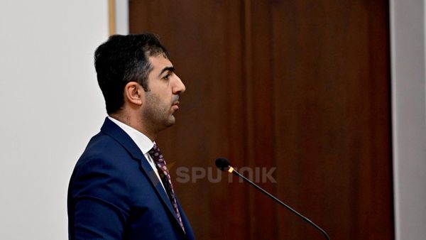 Адвокат Арам Орбелян на заседании КС по обжалованию выборов (29 июня 2026). Еревaн - Sputnik Армения