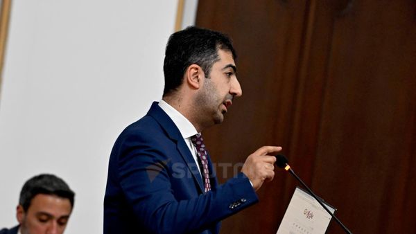 Адвокат Арам Орбелян на заседании КС по обжалованию выборов (29 июня 2026). Еревaн - Sputnik Армения