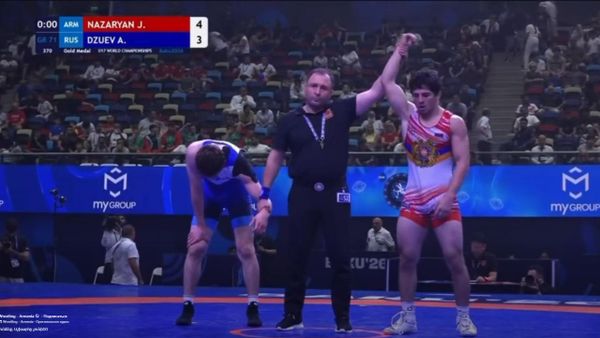 Джанес Назарян выиграл чемпионат мира U17 по греко-римской борьбе и стал 2-кратным чемпионом мира U17 - Sputnik Армения