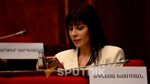 Агнеса Хамоян на Первой сессии 9-го созыва Национального собрания РА (2 августа 2026). Еревaн - Sputnik Արմենիա