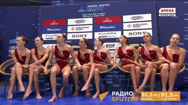 Российские синхронистки завоевали первое золото на чемпионате Европы в Париже - Sputnik Армения