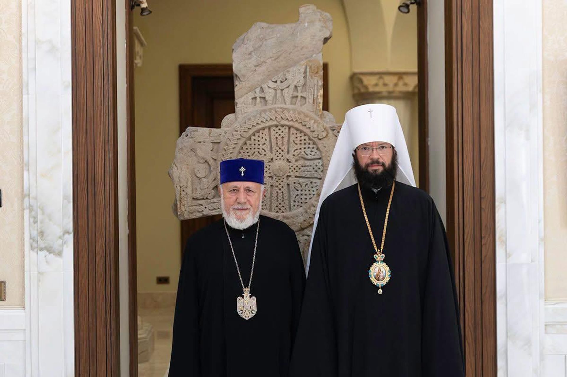 Католикос Гарегин Второй принял председателя отдела внешних церковных связей Московского патриархата митрополита Волоколамского Антония (4 сентября 2026). Эчмиадзин - Sputnik Армения, 1920, 04.09.2026