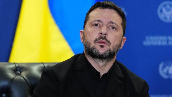 Президент Украины Владимир Зеленский на 81-й сессии Генеральной Ассамблеи ООН (22 сентября 2026). Нью-Йорк - Sputnik Արմենիա