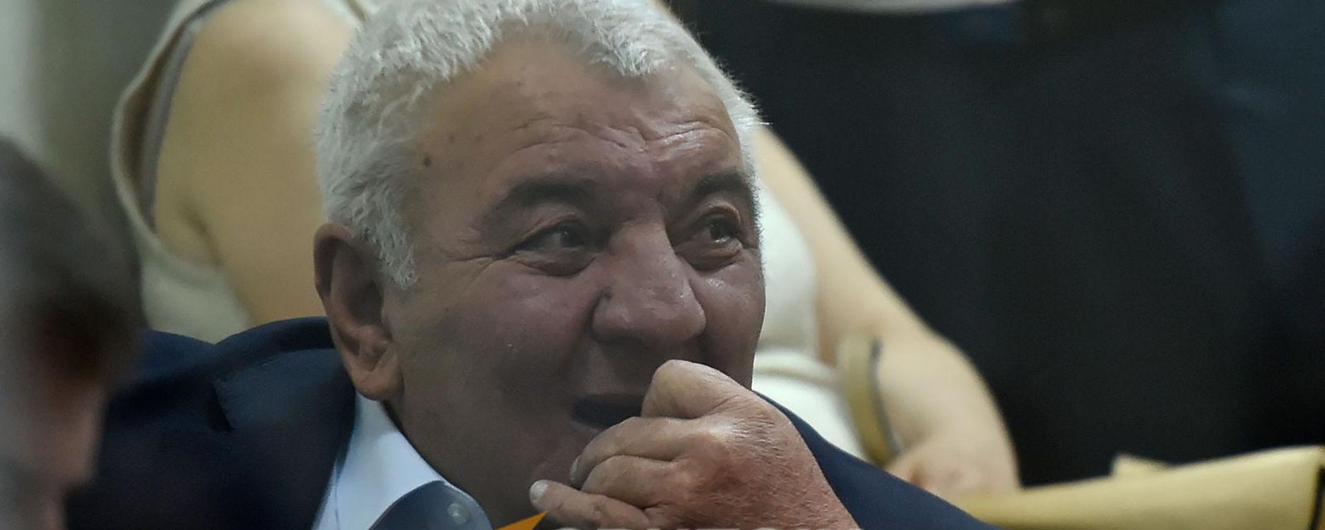 Юрий Хачатуров перед началом судебного заседания по делу 1 марта (17 сентября 2019). Еревaн - Sputnik Արմենիա, 1920, 21.01.2021
