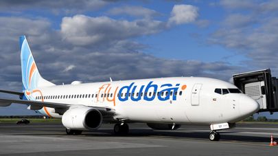 Самолет Boeing-737-800 авиакомпании Flydubai