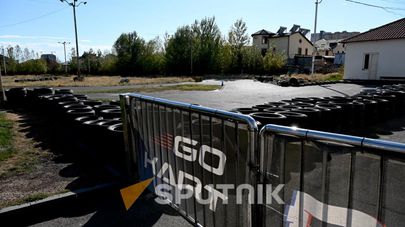 Профессиональная трасса для картинга в PlayCity в Ереване