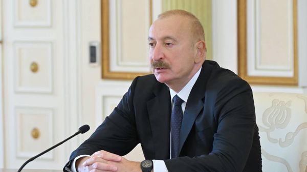 Президент Азербайджана Ильхам Алиев принял руководящих лиц по безопасности стран-членов ОТГ - Sputnik Армения