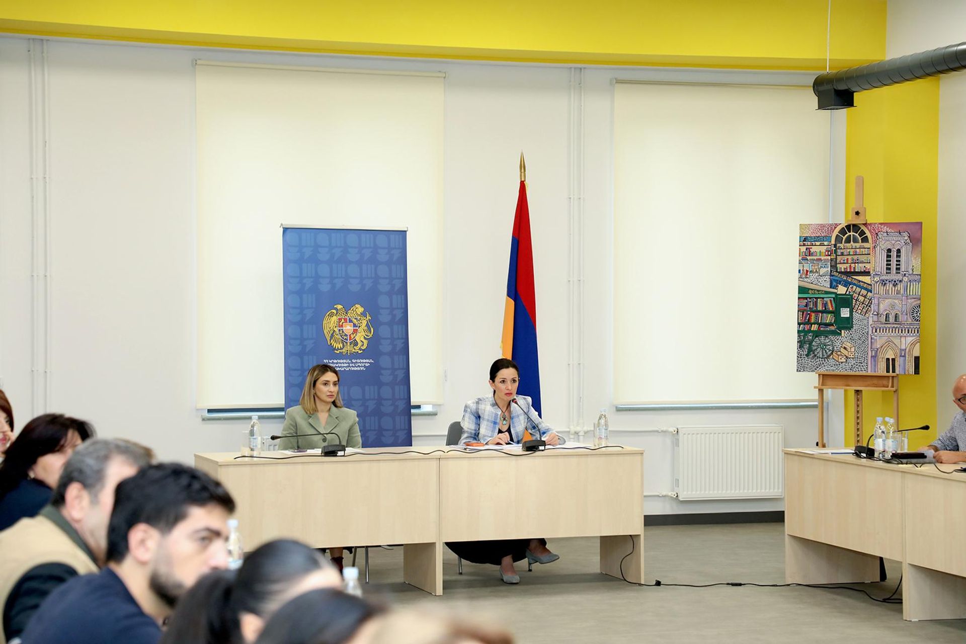 Министр ОНКС Жанна Андреасян провела очередное заседание Общественного совета при министре образования, науки и технологий в учебном комплексе Акоб Коджоян (6 октября 2026). Еревaн - Sputnik Արմենիա, 1920, 06.10.2026