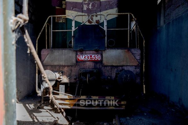 Армянская станция Ахурян на границе с Турцией - Sputnik Армения