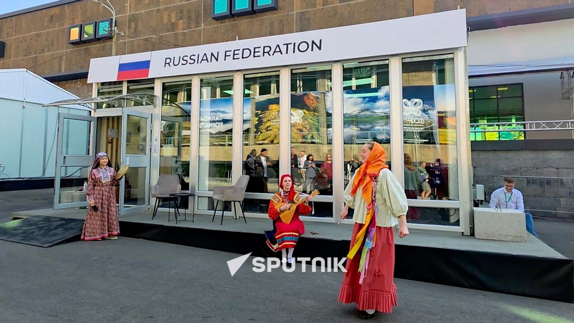 Открытие павильона России в Зеленой зоне COP17 (20 октября 2026). Еревaн Открытие павильона России в Зеленой зоне COP17 (20 октября 2026). Еревaн - Sputnik Արմենիա, 1920, 20.10.2026
