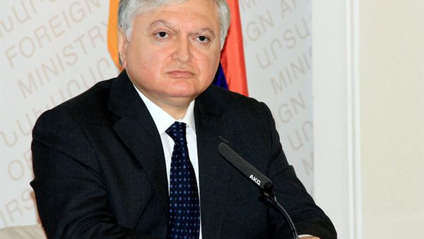 Глава МИД Армении Эдвард Налбандян - Sputnik Армения