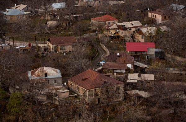 Панорама сельской местности с высоты полета воздушного шара поистине восхитительна. - Sputnik Армения