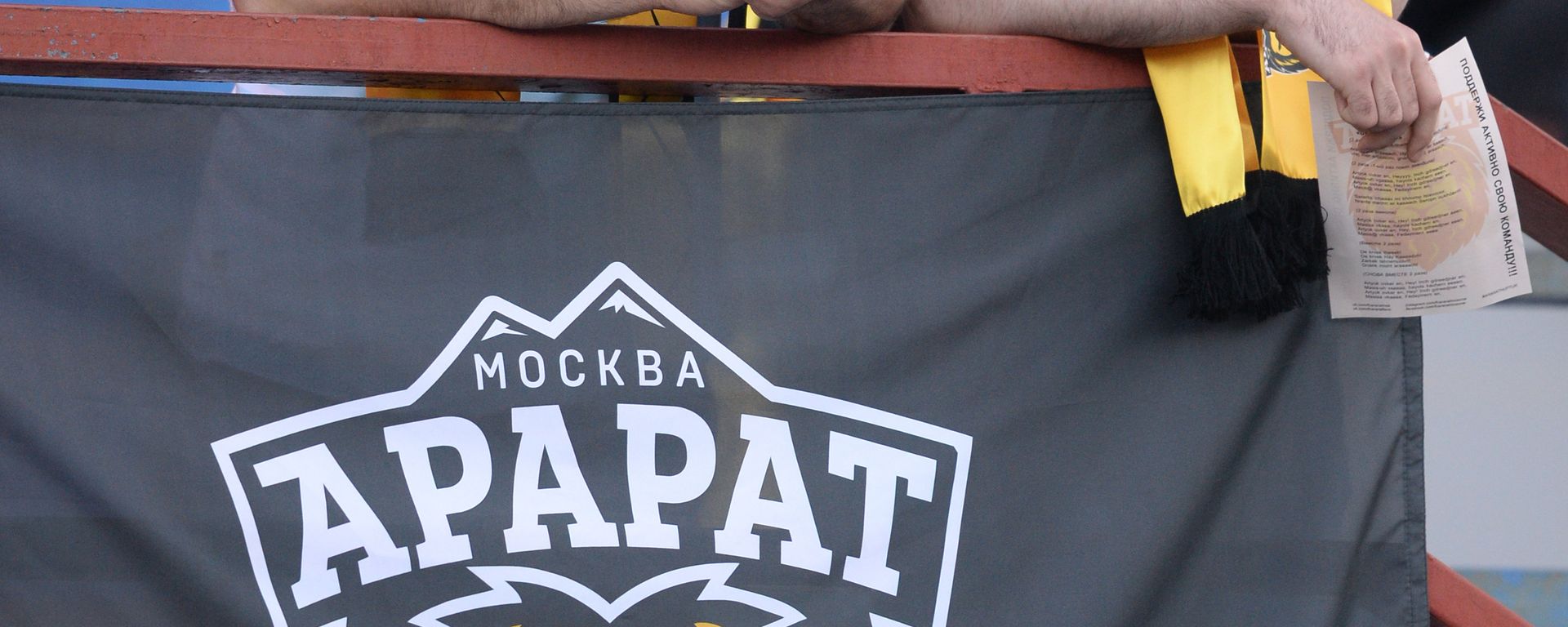 Болельщики ФК Арарат (Москва). - Sputnik Армения, 1920, 31.12.2017