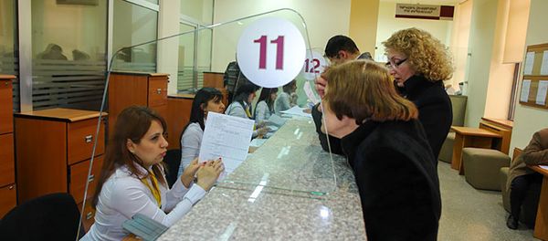 Центр обслуживания налогоплательщиков налоговой инспекции Кентрон. Центр обслуживания налогоплательщиков налоговой инспекции Кентрон. - Sputnik Армения