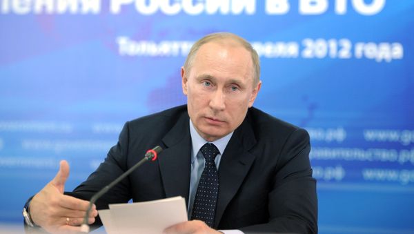 Владимир Путин проводит совещание по вопросу О развитии автомобильной отрасли в условиях вступления России в ВТО Владимир Путин проводит совещание по вопросу О развитии автомобильной отрасли в условиях вступления России в ВТО - Sputnik Армения