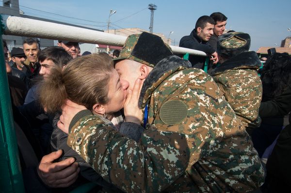 Первый день зимнего призыва в армию РА 2018 г. - Sputnik Армения