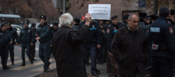 Акция протеста сторонников Сасна Црер - Sputnik Արմենիա