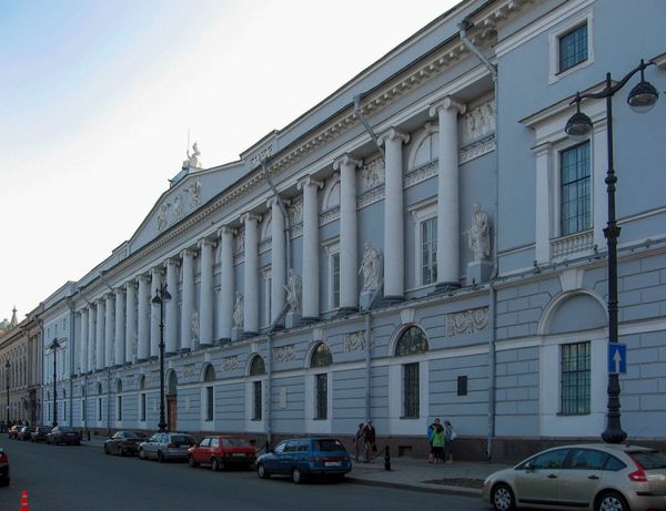 Здание Императорской Публичной библиотеки (Невский проспект, Санкт-Петербург, РФ). Здание Императорской Публичной библиотеки (Невский проспект, Санкт-Петербург, РФ). - Sputnik Армения