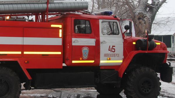 Пожар в психоневрологическом диспансере в селе Алферовка Новохоперского района Воронежской области - Sputnik Армения