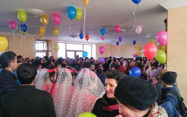 Открытие армянской школы в селе Гумбурдо. Самцхе-Джавахетия, Грузия - Sputnik Армения