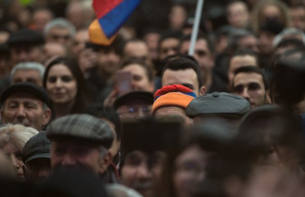 Во время акции Нет подорожанию Во время акции Нет подорожанию - Sputnik Армения