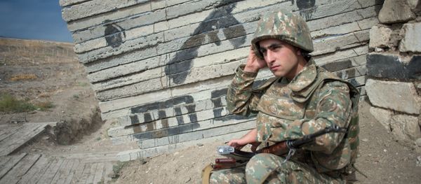 Военнослужащий армии Нагорно-Карабахской Республики. Военнослужащий армии Нагорно-Карабахской Республики. - Sputnik Армения