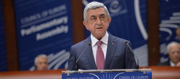 Выступление Президента Армении Сержа Саргсяна на пленарном заседании ПАСЕ Выступление Президента Армении Сержа Саргсяна на пленарном заседании ПАСЕ - Sputnik Армения