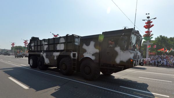 Реактивная система залпового огня Полонез. Архивное фото - Sputnik Армения