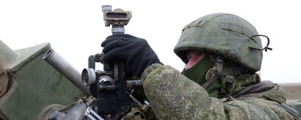 Зенитная артиллерийская установка ПВО РФ на учениях Зенитная артиллерийская установка ПВО РФ на учениях - Sputnik Армения