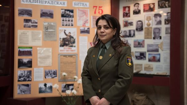 Главный консультант военно-исторического музея Мать Армения, капитан Лилия Арушанян - Sputnik Армения