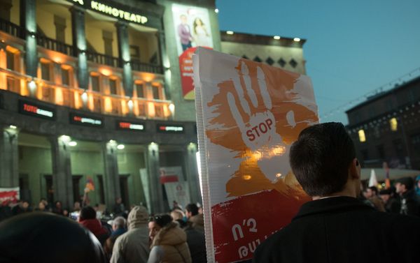 «Ելքի» նախաձեռնած բողոքի ակցիան`ընդդեմ թանկացումների - Sputnik Արմենիա