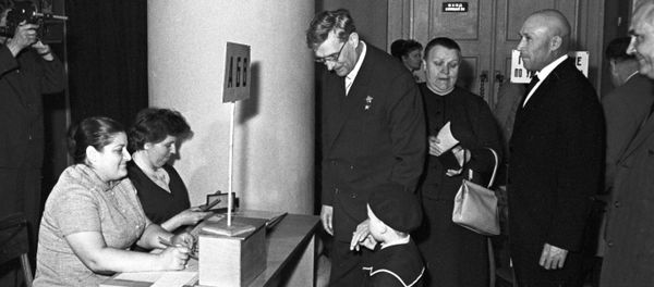 Член Политбюро ЦК КПСС, секретарь ЦК КПСС Михаил Андреевич Суслов - Sputnik Արմենիա