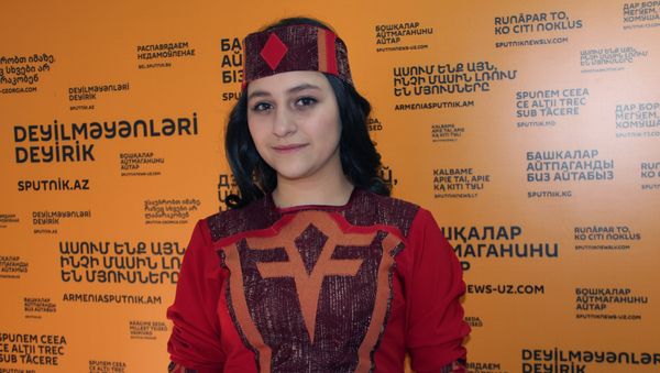 Участница Второго Международного вокального конкурса Ты супер! от Армении Сатеник Геворгян. Участница Второго Международного вокального конкурса Ты супер! от Армении Сатеник Геворгян. - Sputnik Армения