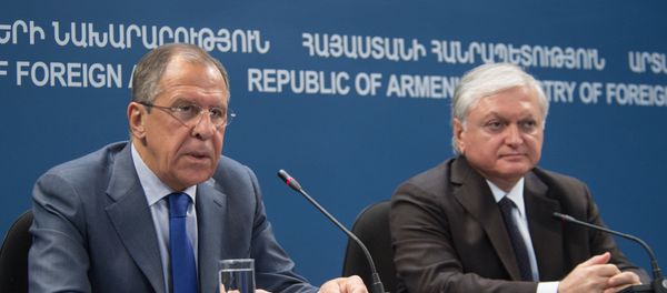 Министры иностранных дел России и Армении Сергей Лавров и Эдвард Налбандян - Sputnik Армения