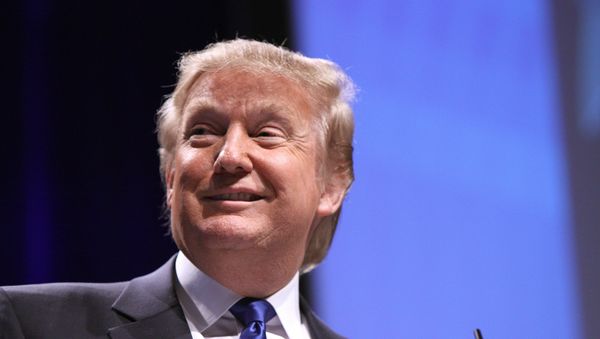 Дональд Трамп во время выступления на Конференции Консервативного Политического Действия (CPAC) /2011 год/. Нэшнл-Харборе, штат Мэриленд, США - Sputnik Армения