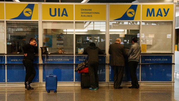 Кассы авиакомпании Украинские авиалинии (МАУ) Кассы авиакомпании Украинские авиалинии (МАУ) - Sputnik Армения