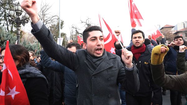 Акция протеста в Анкаре - Sputnik Армения