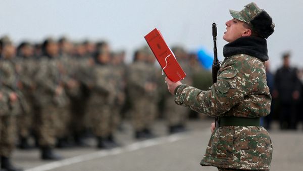 Присяга новобранцев, призванных по программе Это я - Sputnik Армения