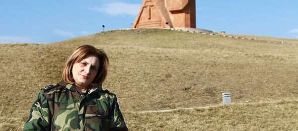 Военнослужащая Анаит Мартиросян Военнослужащая Анаит Мартиросян - Sputnik Արմենիա