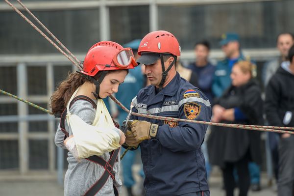 Учения по гражданской обороне в Ереване Учения по гражданской обороне в Ереване - Sputnik Армения